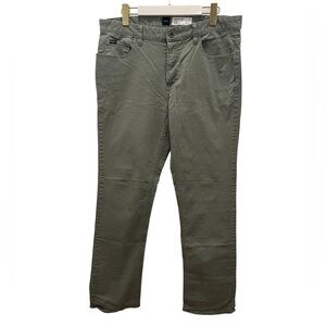 RVCA Mens Stay RVCA Button Fly Gray Straight cut Pants Size 34